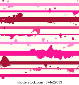 Dirty spots. Vector illustration, the collection of smudges, smear, blots, spray, brush, line, flourish, blot, Doodle. Set of design elements drawn ink paint, hand drawing. Circular spots.