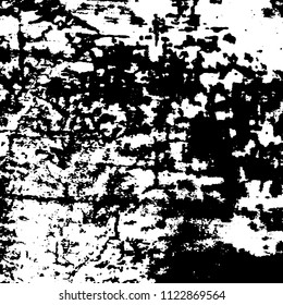 Dirty and stained black and white texture grunge urban pattern style vector