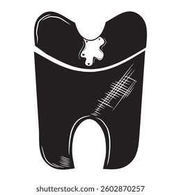 dirty teeth care icon clean teeth