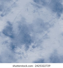 Dirty Tie Dye Paint. Tiedye Print. Navy Circle Repeat. Denim Gradient Print. Blue Mark Splatter. Tie Dye Grunge Spot. Splash Navy Background. Vector Gradient Tie Dye. Seamless Pastel Tie Die.