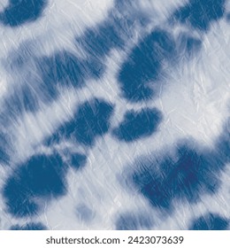 Dirty Tie Dye Paint. Vector Seamless Tie Dye. Tie Dye Grunge Spot. Ink Circle Repeat. Stripe Navy Background. Tiedye Peace. Blue Seamless Print. Seamless Fabric Shibori. Blue Mark Spatter.