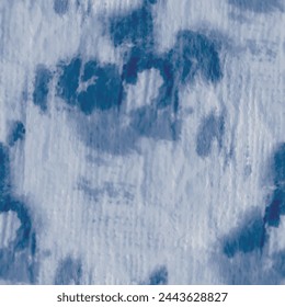 Dirty Tie Dye Shirt. Seamless Stripe Tie Die. Blue Mark Background. Blue Seamless Grunge. Dyed Circle Tie Dye. Vector Navy Pattern. Stripe Seamless Repeat. Tie Dye Print Spot. Grunge Peace.