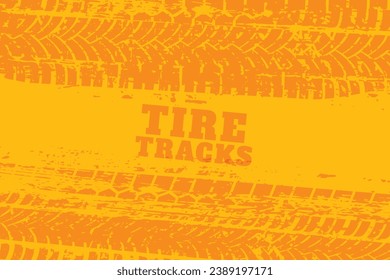 Dirty tire track abstract background