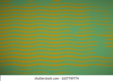 Dirty wave rough empty cover template. Distressed spray green grainy back texture. Grunge dust messy background. Aged splatter crumb wall backdrop. Weathered aging design element. EPS10 vector