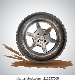 Dirty wheel