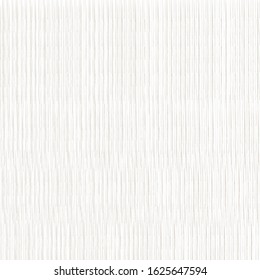 Dirty and wrinkled white background. Rough surface with vertical striations. Thick paper texture.