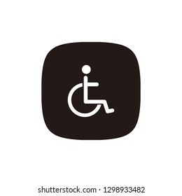 Disability access icon sign symbol