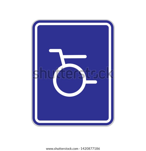 Disability Access\
Icon. Wheelchair or Handicapped Illustration As A Simple Vector\
Sign & Trendy Symbol for Design and Websites, Presentation or\
Mobile Application.