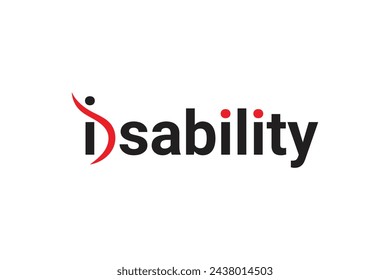 Disability care provider logo, isability logo