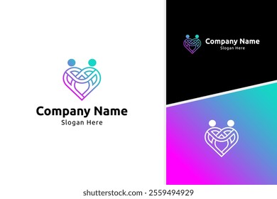 Disability healthcare hospital logo design concept. Medical care logo vector design template