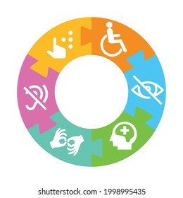 Disability Icon - Inclusive Workplace Symbol 
