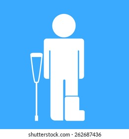 disability   icon sign vector illustration