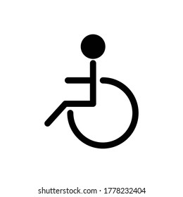 Icono de discapacidad Ilustración de diseño