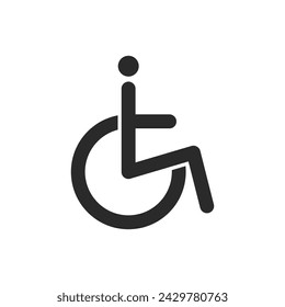 Disability icon vector design template
