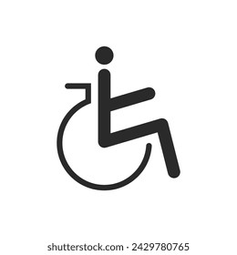 Disability icon vector design template
