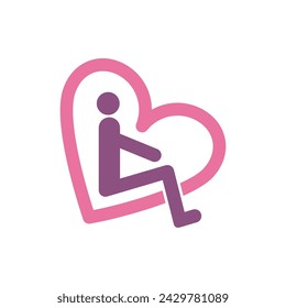 Disability icon vector design template