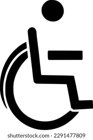 disability icon vector symbol design illustration