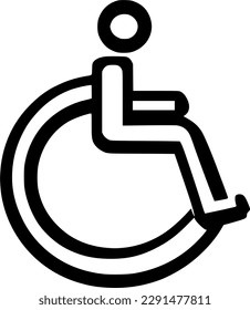 disability icon vector symbol design illustration