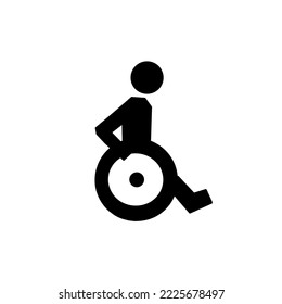 disability icons vector simple design. Vector illustration
