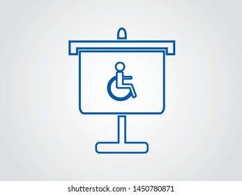 Disability Incapability Inability Seminar Workshop Presentations Outline Icon
