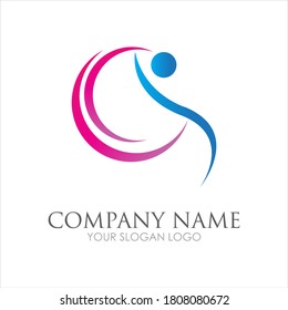 disability logo vector illustration design template - vector