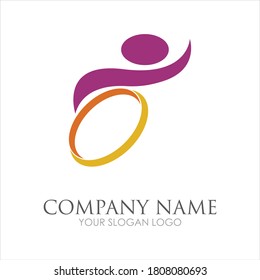 plantilla de diseño de ilustración vectorial del logotipo de discapacidad - vector