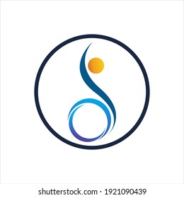 disability logo vector illustration design template - vector