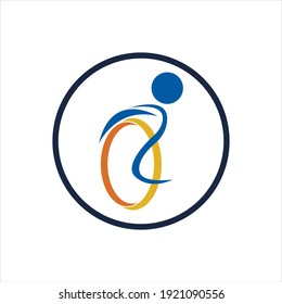 plantilla de diseño de ilustración vectorial del logotipo de discapacidad - vector