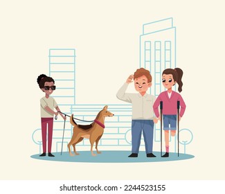 disability persons on the city scene