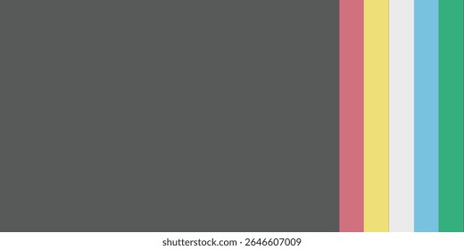 Disability pride flag. Color stripes representing a form of impairment