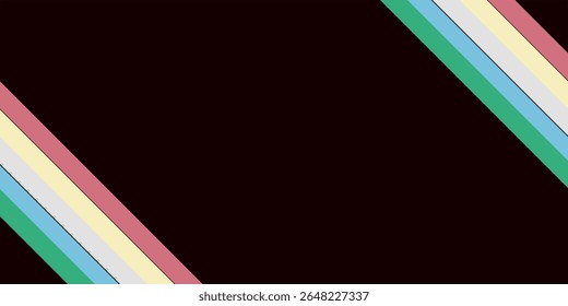 Disability pride flag. Color stripes representing a form of impairment, background art modern