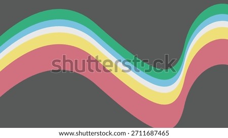 Disability pride flag. Color stripes representing a form of impairment art 