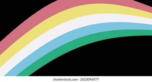 Disability Pride Month. Color stripes representing a form of impairment. vector dynamic flag disability pride  modern internasional