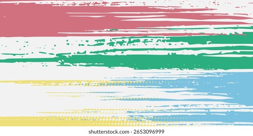 Disability Pride Month. Color stripes representing a form of impairment. vector dynamic flag disability pride  modern internasional