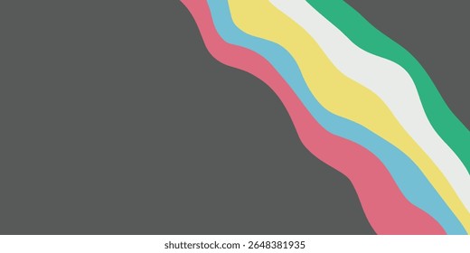 Mês do Orgulho da Deficiência. Julho. Cartaz do banner do vetor. vetor
