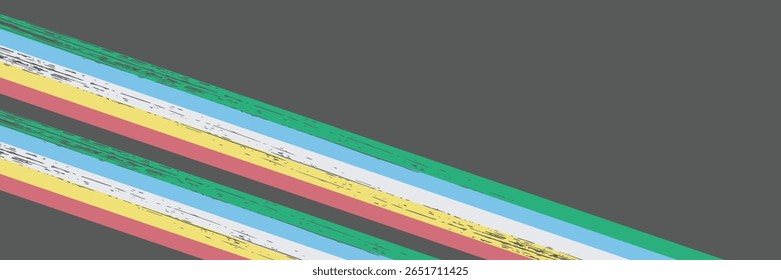 Mês do Orgulho da Deficiência. Julho. Cartaz do banner do vetor. vetor