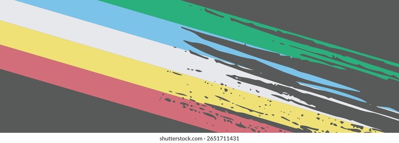 Mês do Orgulho da Deficiência. Julho. Cartaz do banner do vetor. vetor
