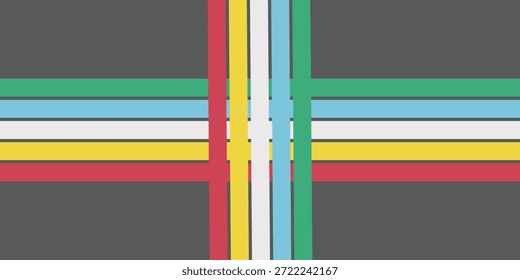 Mês do Orgulho da Deficiência. Julho. Cartaz do banner do vetor. vetor
