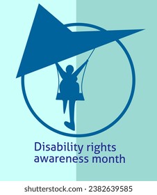 Disability rights awareness month vector