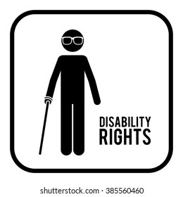 disability rights design, vector illustration eps10 graphic 