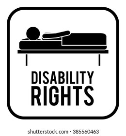 disability rights design, vector illustration eps10 graphic 