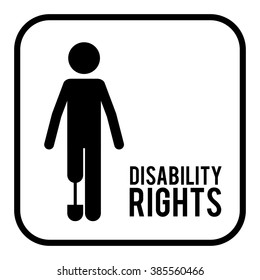 disability rights design, vector illustration eps10 graphic 