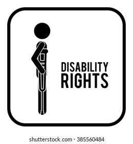 disability rights design, vector illustration eps10 graphic 