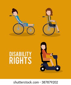 disability rights design, vector illustration eps10 graphic 