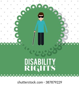 disability rights design, vector illustration eps10 graphic 