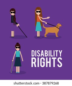 disability rights design, vector illustration eps10 graphic 