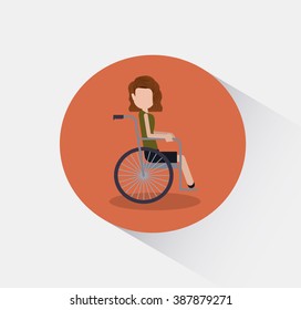 disability rights design, vector illustration eps10 graphic 