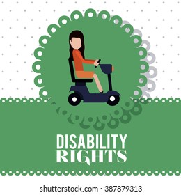disability rights design, vector illustration eps10 graphic 