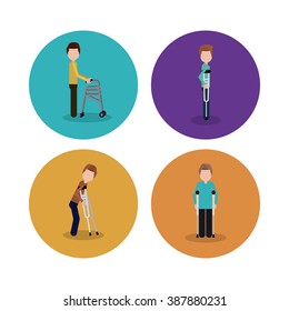 disability rights design, vector illustration eps10 graphic 