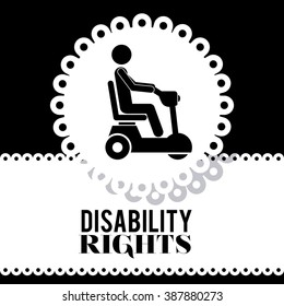 disability rights design, vector illustration eps10 graphic 